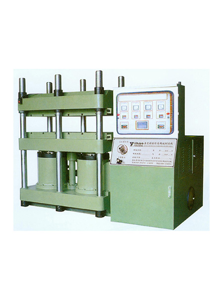 Double cylinder long hot press forming machine